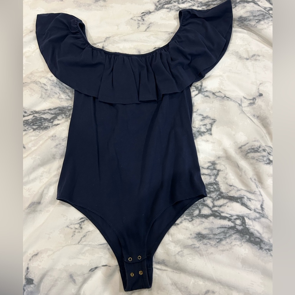 J Crew Navy Blue Body Suit